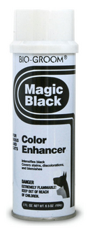 Bio Groom - Magic Black Color Enhancer - Hondenspray - Droogshampoo - Zwart - 142 gram