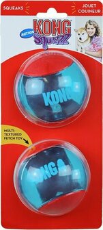 KONG Squeezz Action Ball 2 pcs  Large (bal &Oslash; 8 cm)