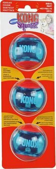 KONG Squeezz Action 3pcs medium. (bal &Oslash; 6,5 cm)