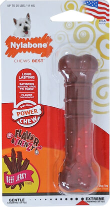 NYLABONE Dura Chew bot beef jerky Small