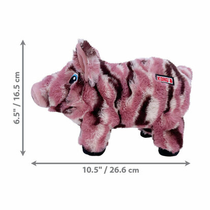 KONG Low Stuff Stripes Pig medium  