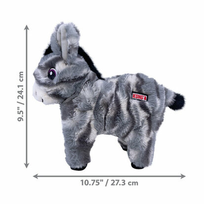 KONG Low Stuff Stripes Donkey medium