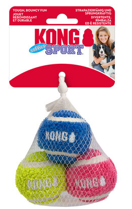 KONG Sport Softies Balls 3pcs Assorti Colors Small