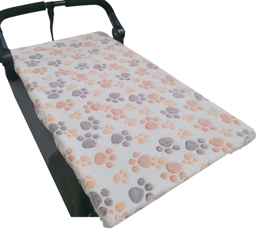 Tafelhoes DogPaws Beige voor Petstro Buggy voor M,L en XL superzacht Wellnesfleece