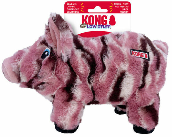 KONG Low Stuff Stripes Pig medium  