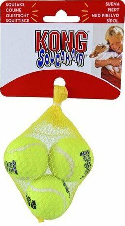 KONG Squeakair Tennisballen 3pcs XS