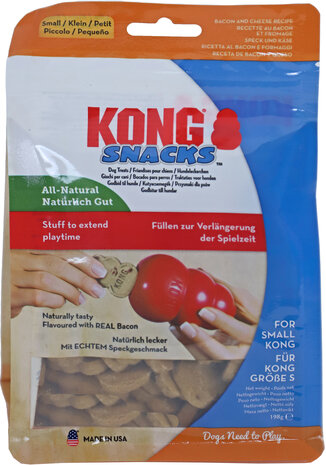 KONG Snacks Dog Bacon/Cheese Small 198GR